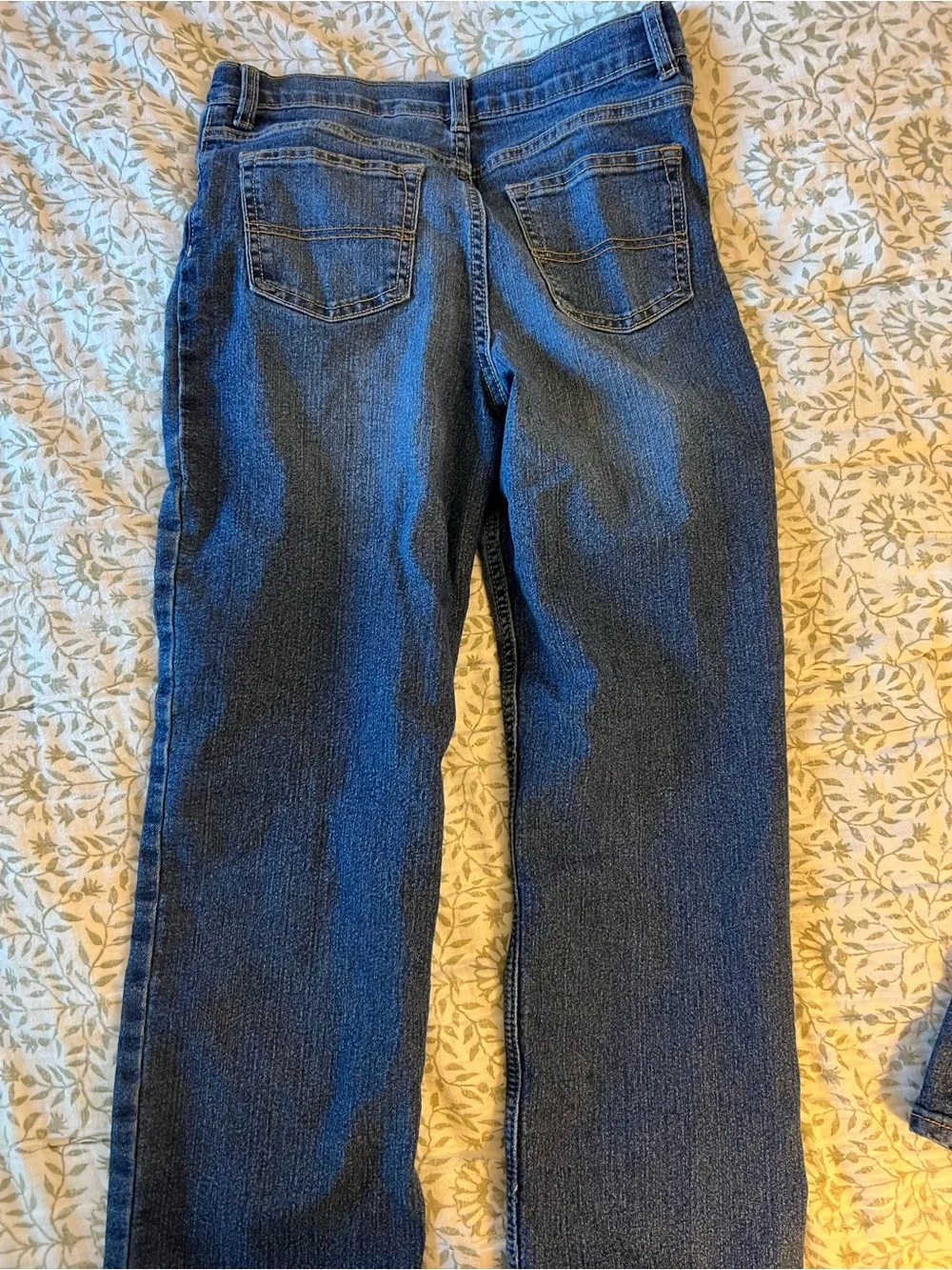Bundle of 2 Boys 12/12A Adjustable waist Classic Dark Wash Denim Jeans